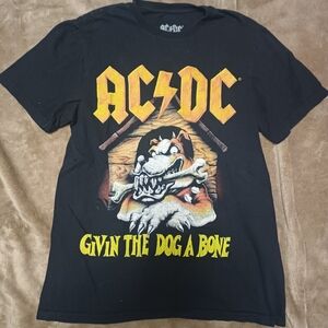 AC/DC Black Graphic T-Shirt